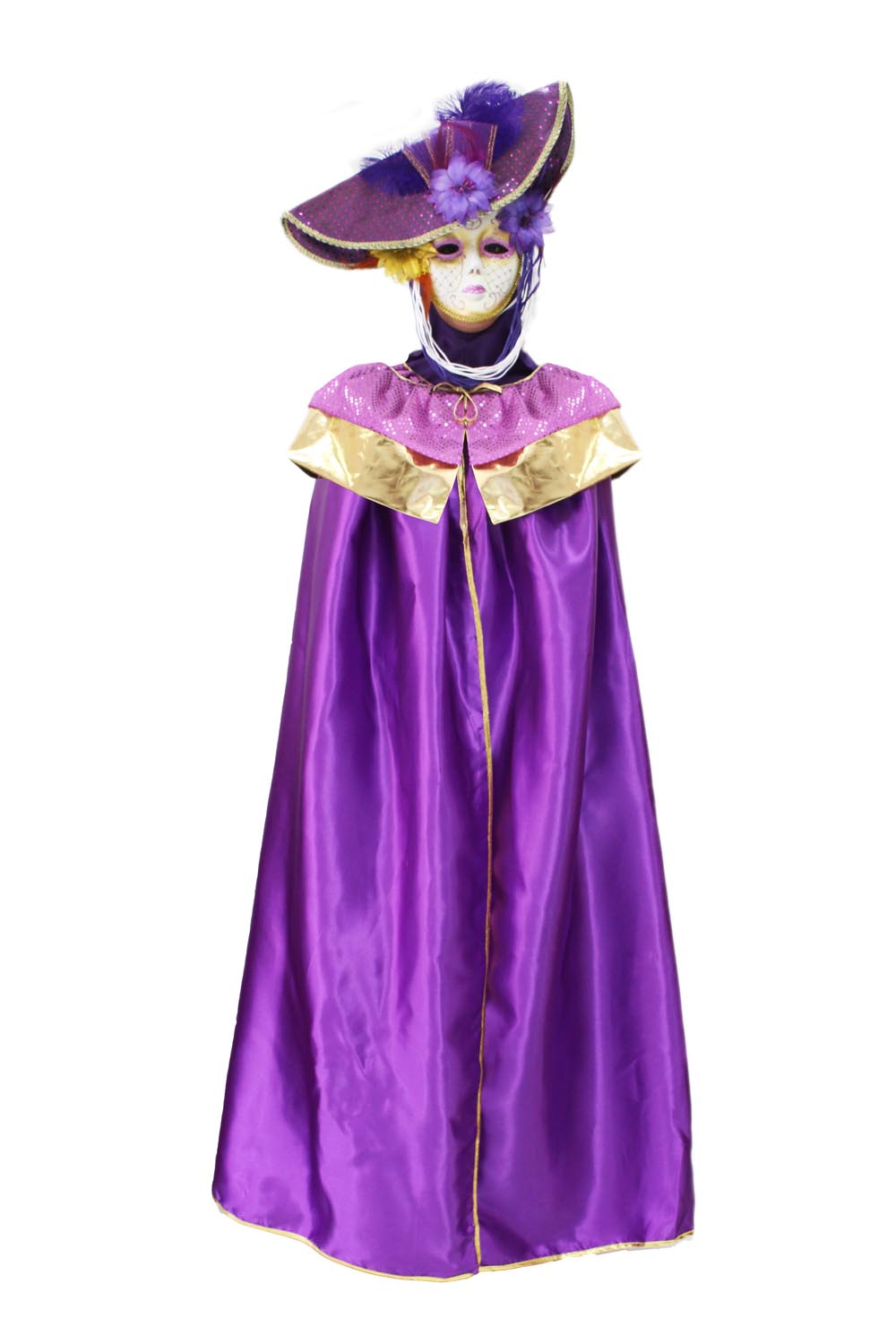 DOMINO PAILLETTES VIOLA